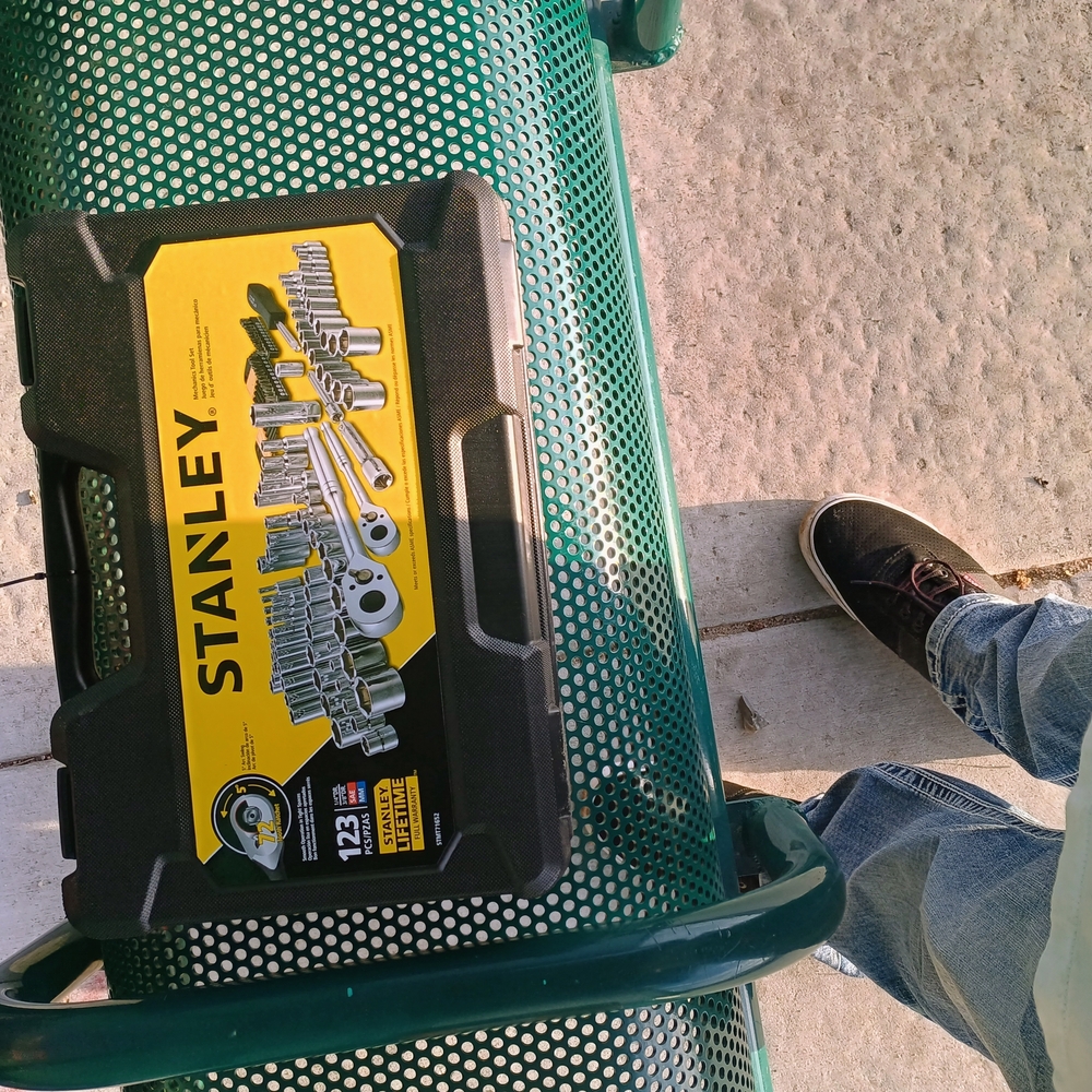 Stanley Black Case with Yellow Label Tool Kit